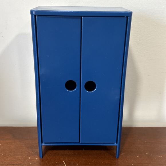 IKEA Other - Ikea Huset Doll House Blue Wardrobe Closet Dollhouse Furniture